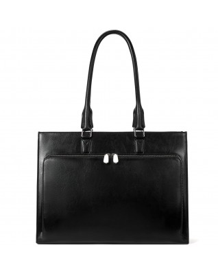 Briefcase Vintage 15.6" Laptop Business Bag - (Black)
