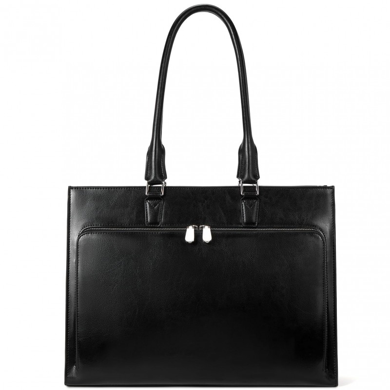 Briefcase Vintage 15.6" Laptop Business Bag - (Black)