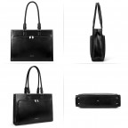 Briefcase Vintage 15.6" Laptop Business Bag - (Black)