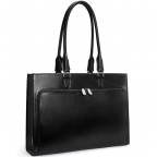 Briefcase Vintage 15.6" Laptop Business Bag - (Black)