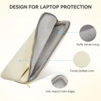 Laptop Sleeve 15.6 Inch Fluffy Padded - (Solid Color)